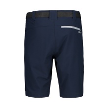 CMP hiking trousers with belt (4-way stretch, UV protection) navy blue/grey men